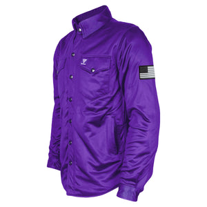 Ultra Protective Shirt - Purple Solid with Pads