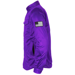 Ultra Protective Shirt - Purple Solid with Pads