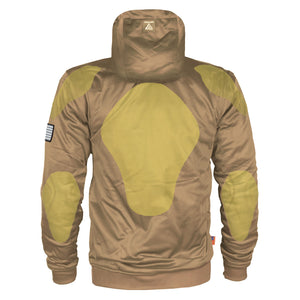 Camel Solid Ultra Protective Hoodie with Pads