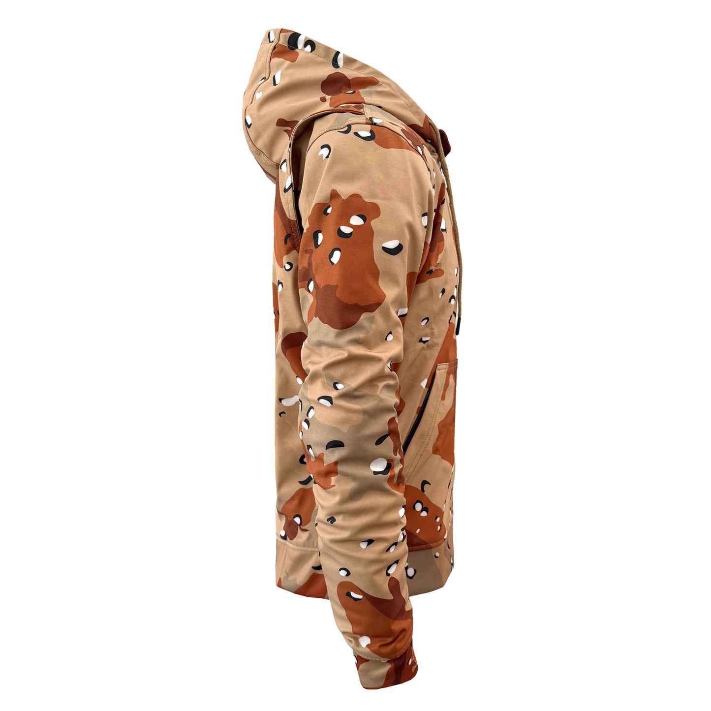 Protective SoftShell Unisex Camouflage Hoodie - “Dagger Two” with Pads