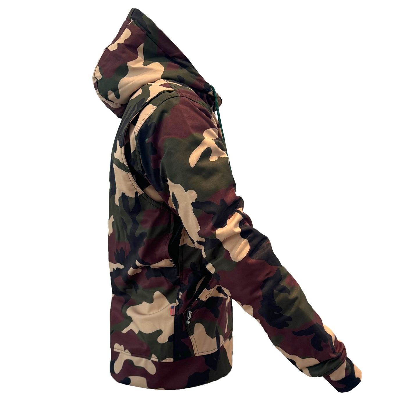 Protective SoftShell Unisex Camouflage Hoodie - “Knight Hawk” with Pads