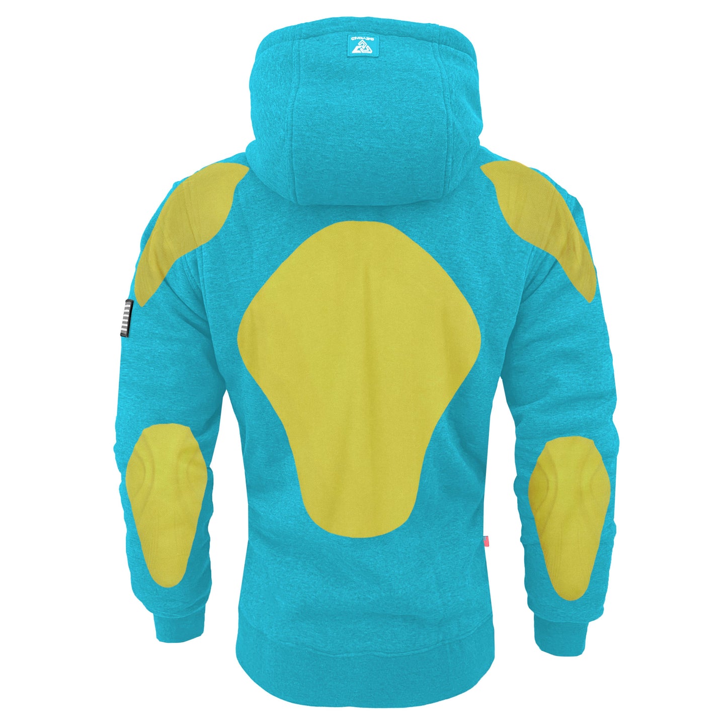 Protective Fleece Unisex Hoodie - Sky Blue with Pads