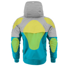 SoftShell Reflective Arctic Blue Eclipse Hoodie - with Pads