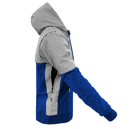 SoftShell Reflective Blue Eclipse Hoodie - with Pads