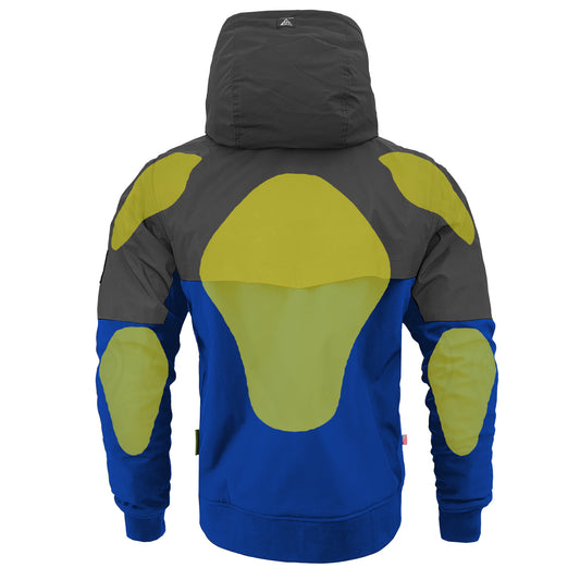 SoftShell Reflective Blue Nebula Hoodie - with Pads