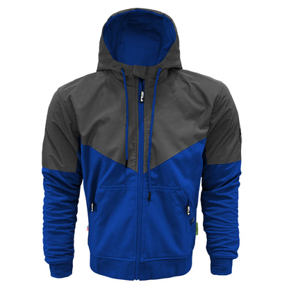 SoftShell Reflective Blue Nebula Hoodie - with Pads