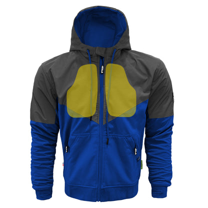 SoftShell Reflective Blue Nebula Hoodie - with Pads