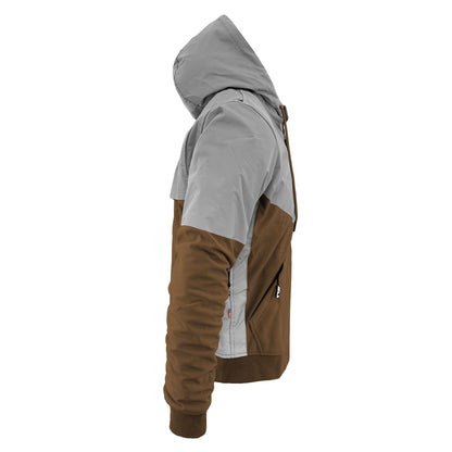SoftShell Reflective Light Brown Eclipse Hoodie - with Pads