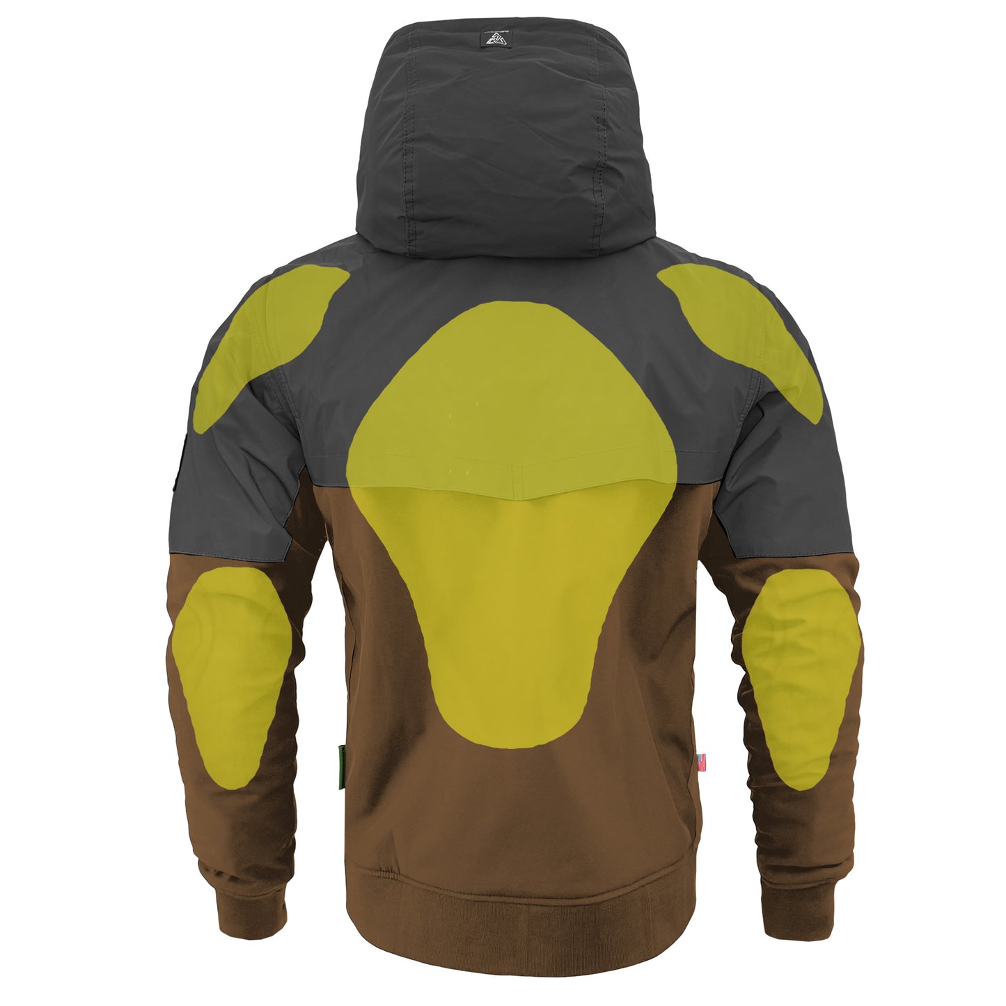 SoftShell Reflective Light Brown Nebula Hoodie - with Pads