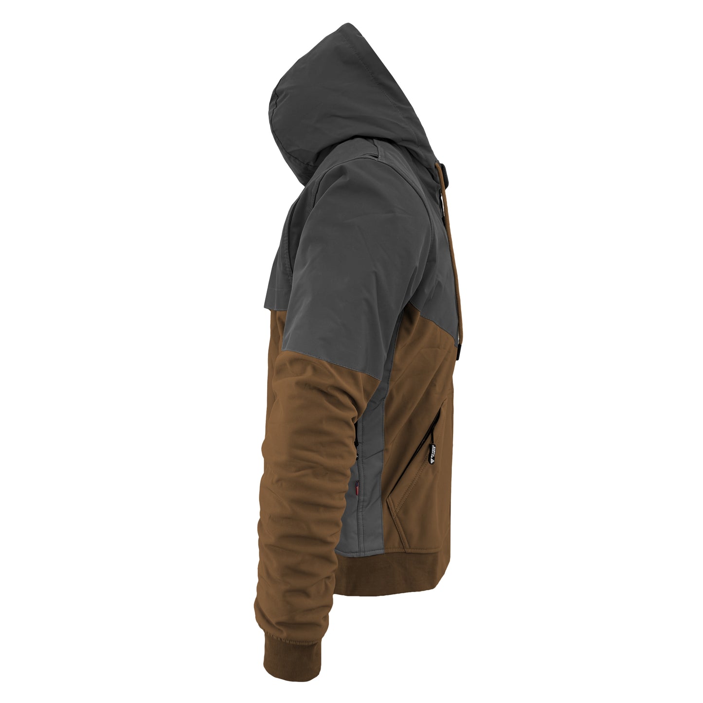 SoftShell Reflective Light Brown Nebula Hoodie - with Pads