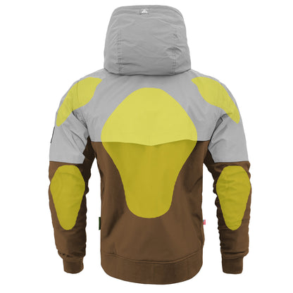 SoftShell Reflective Light Brown Eclipse Hoodie - with Pads