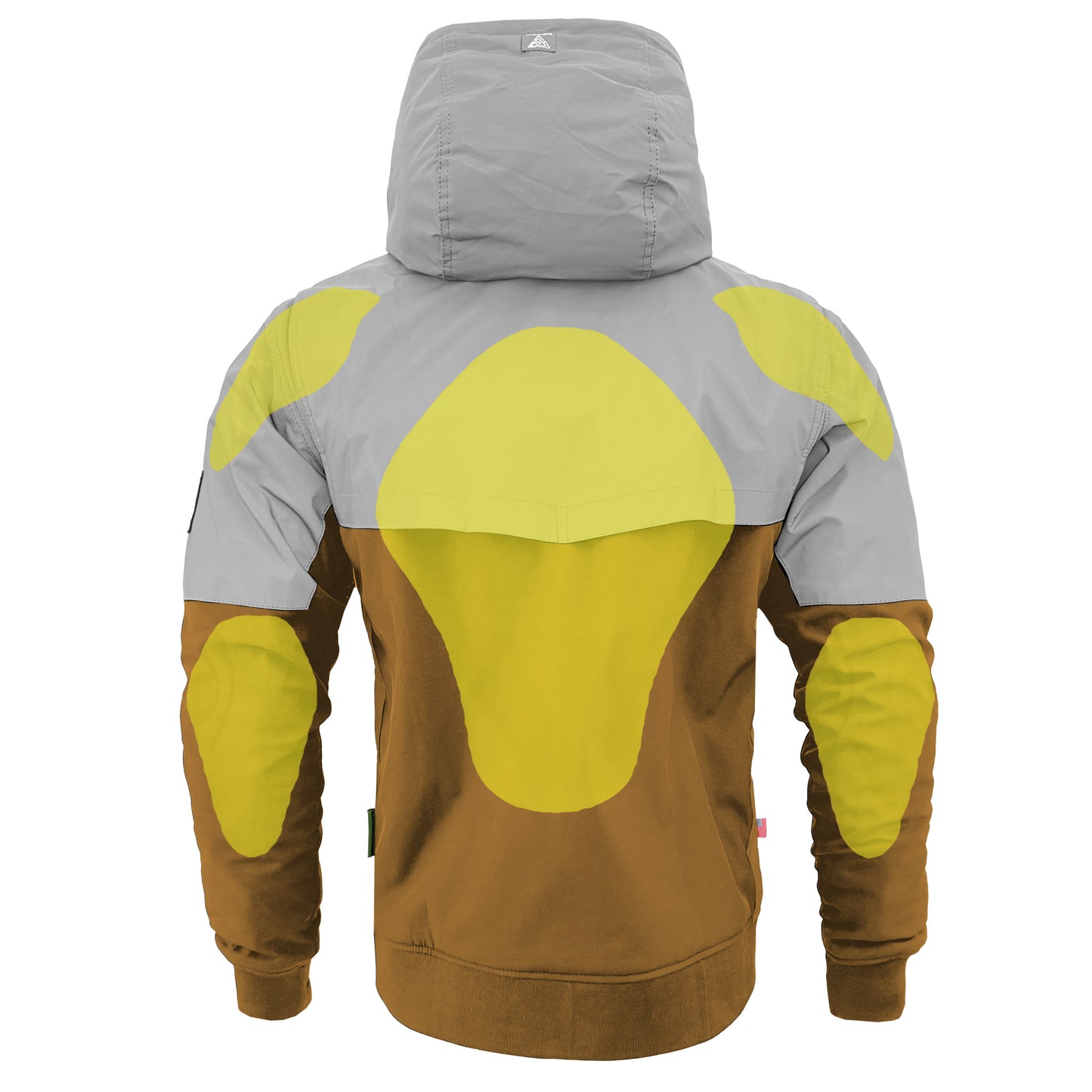 SoftShell Reflective Mustard Eclipse Hoodie - with Pads
