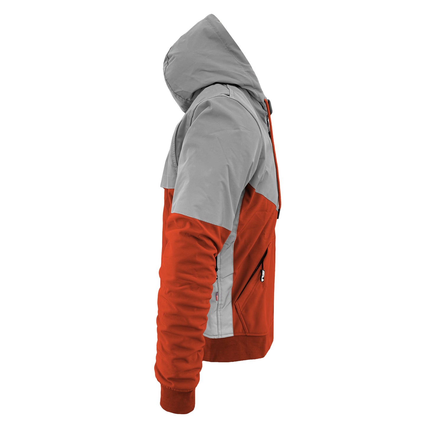 SoftShell Reflective Orange Eclipse Hoodie - with Pads