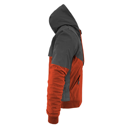 SALE SoftShell Reflective Orange Nebula Hoodie - with Pads