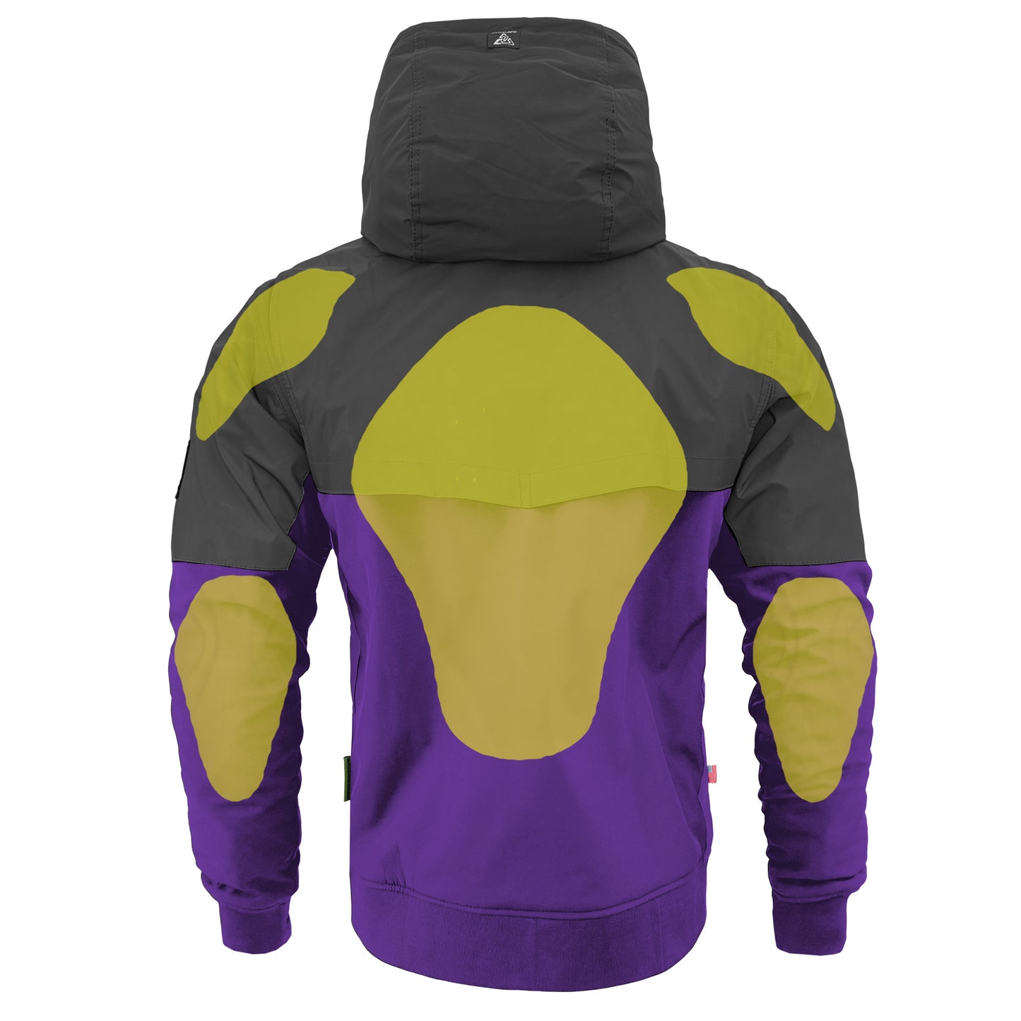 SoftShell Reflective Purple Nebula Hoodie - with Pads