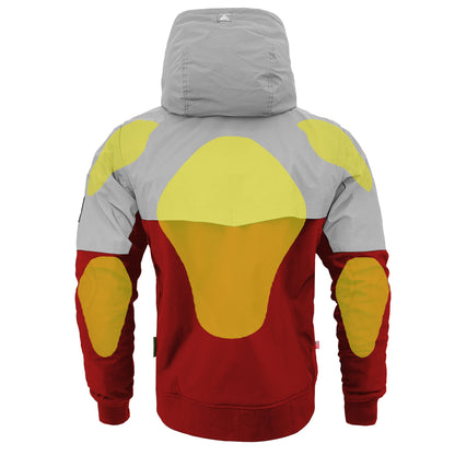 SoftShell Reflective Red Eclipse Hoodie - with Pads
