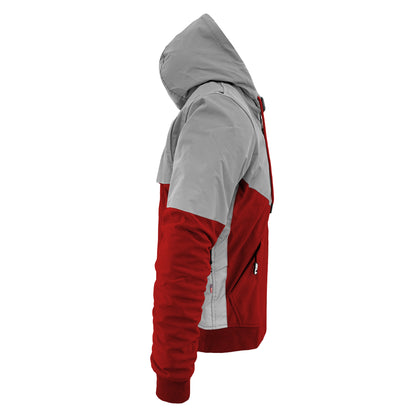 SoftShell Reflective Red Eclipse Hoodie - with Pads