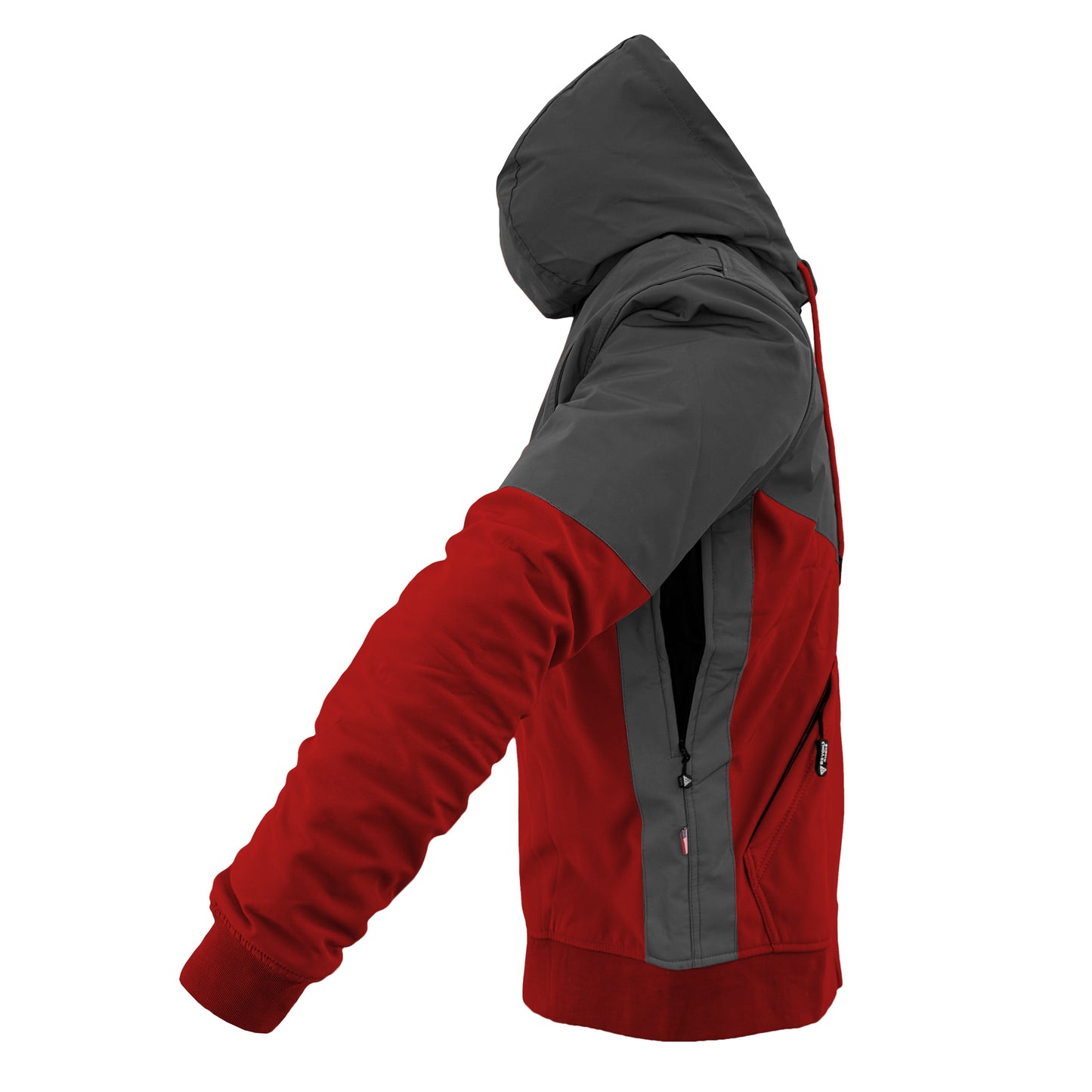 SoftShell Reflective Red Nebula Hoodie - with Pads