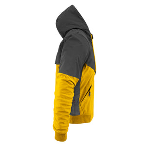 SoftShell Reflective Yellow Nebula Hoodie - with Pads