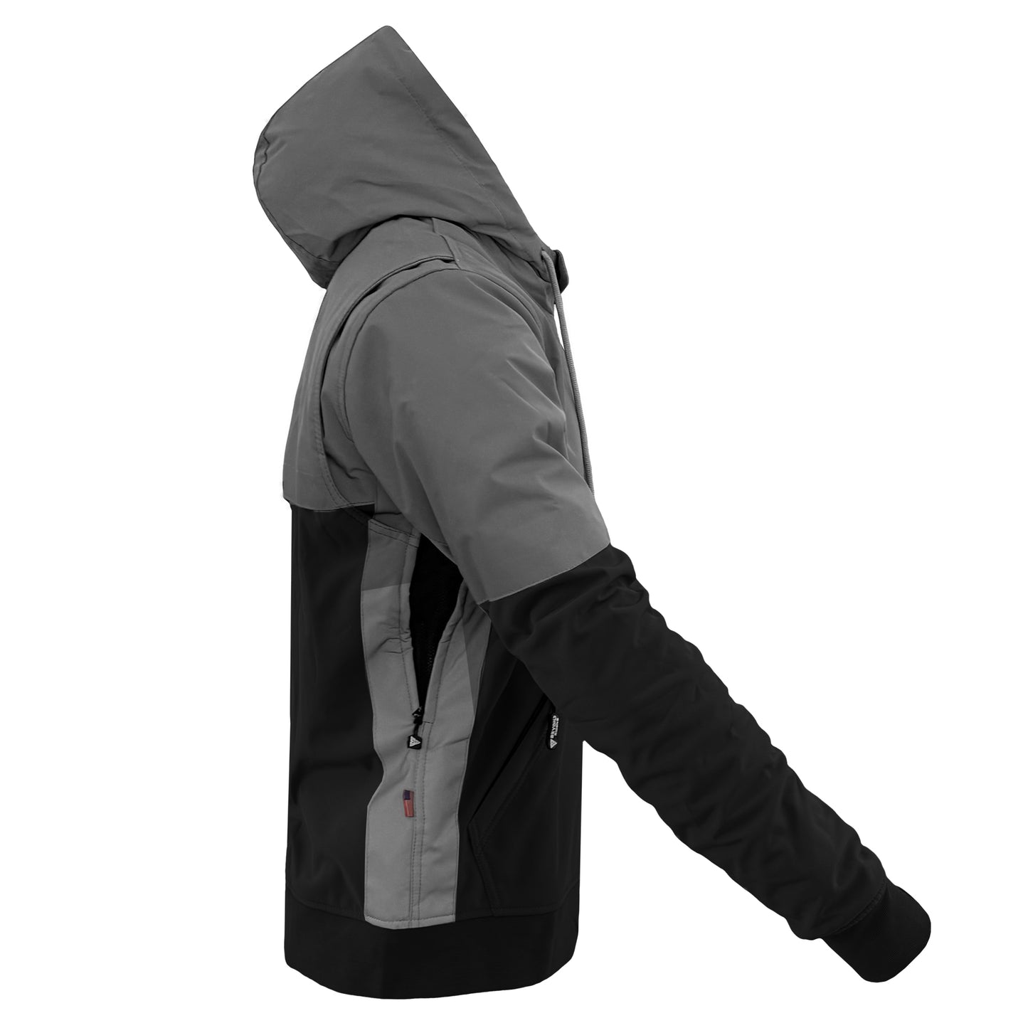 SoftShell Reflective "Nightfall Nebula" Hoodie - Black with Pads