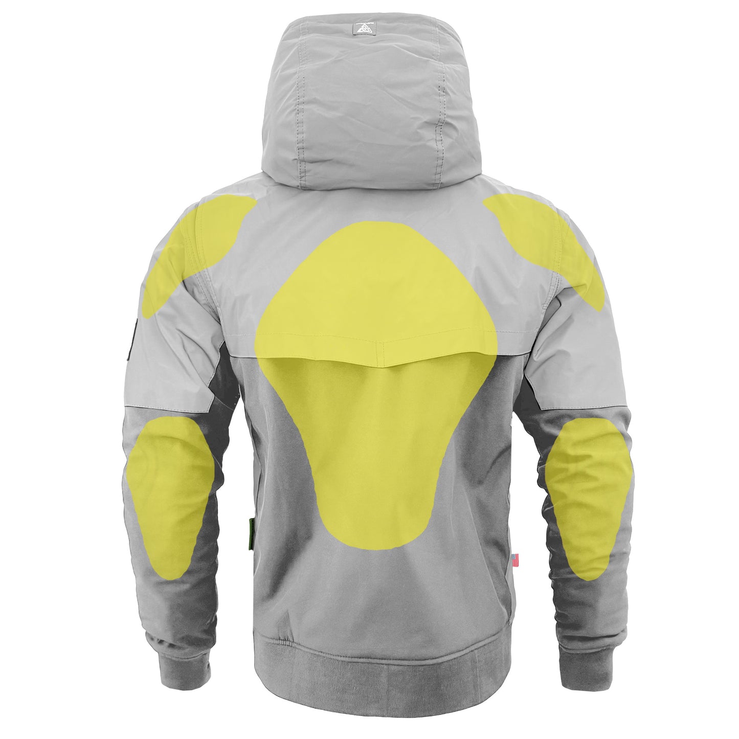 SoftShell Reflective "Twilight Titanium" Hoodie - Light Grey with Pads