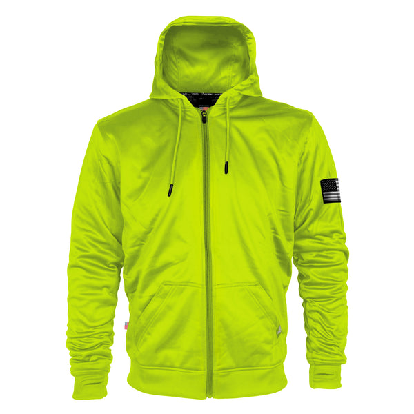 Hi Vis Green Solid Ultra Protective Hoodie – Beyond Riders