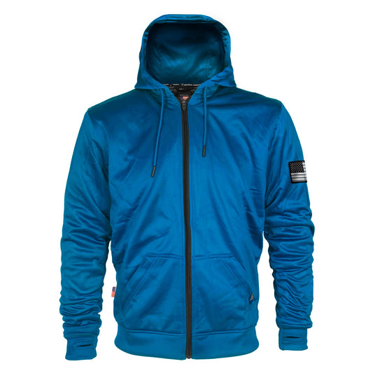 Unisex-Ultra-Hoodie-Teal-Solid-Front