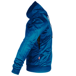 Teal Solid Ultra Protective Hoodie with Pads