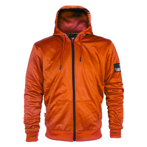 Unisex-Ultra-Hoodie-Orange-Solid-Front