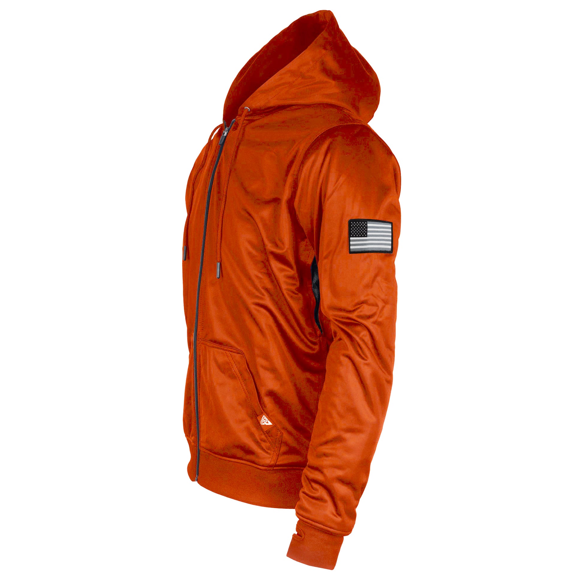 Unisex-Ultra-Hoodie-Orange-Solid-Left-45