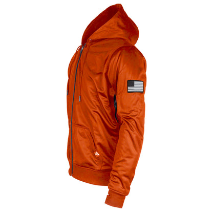 Unisex-Ultra-Hoodie-Orange-Solid-Left-45