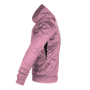 Light Pink Solid Ultra Protective Hoodie with Pads