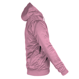 Light Pink Solid Ultra Protective Hoodie with Pads