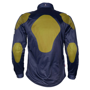 Ultra Protective Shirt - Navy Blue Solid with Pads