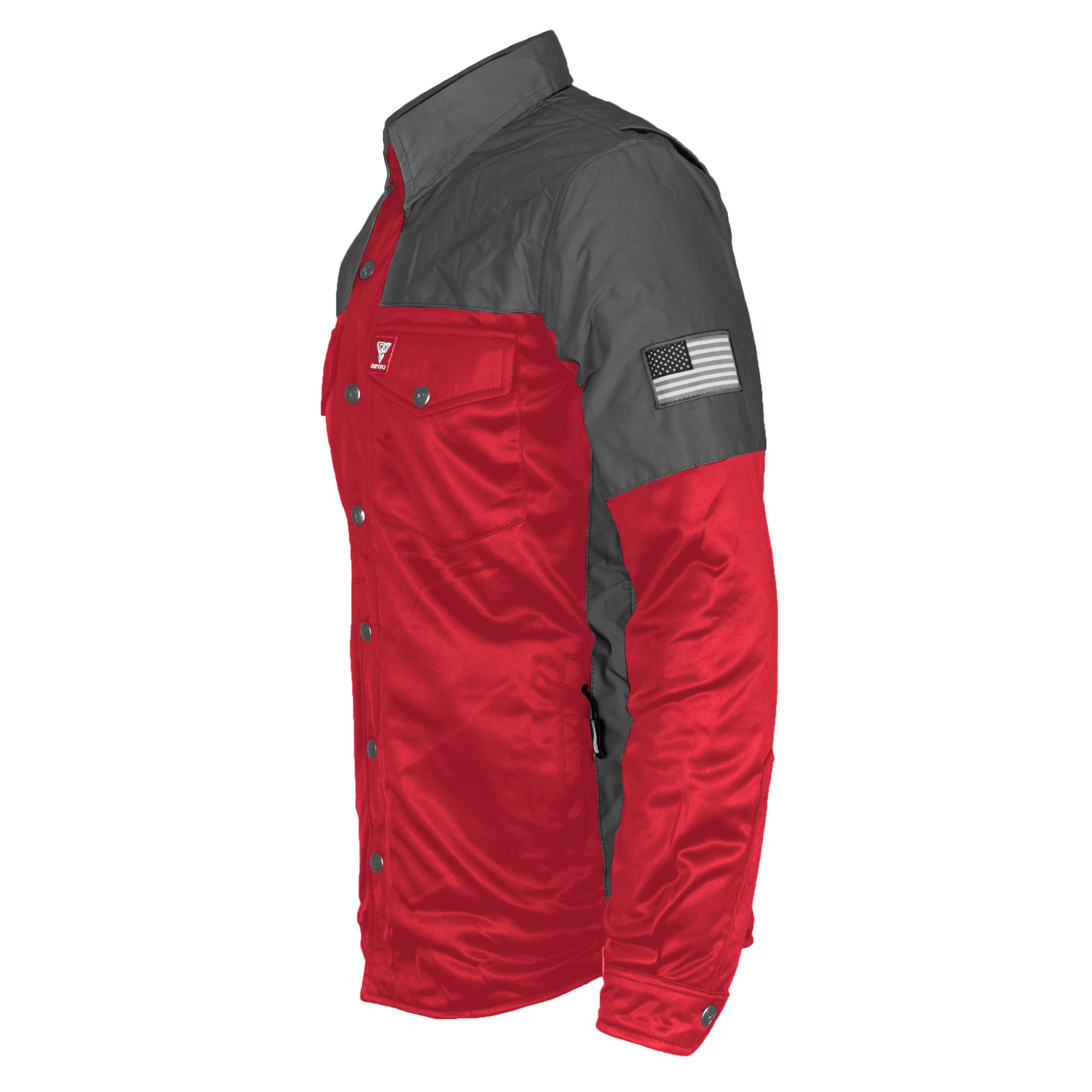 Ultra Reflective Shirt - Red Nebula with Pads