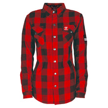 Protective Flannel Shirt for Women - Red Checkered