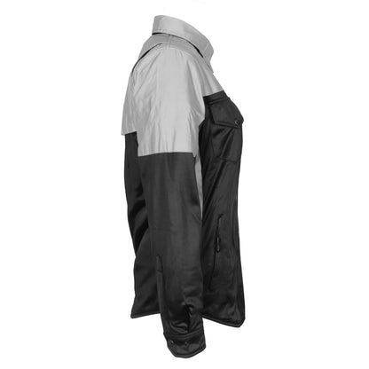 Ultra Reflective Shirt "Alloy Eclipse" for Women - Black and Silver with Pads