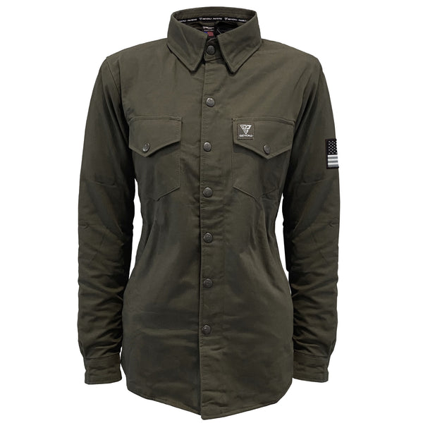 Green canvas jacket women's store