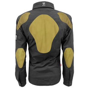 Protective Canvas Jacket for Women - Dark Grey with Pads