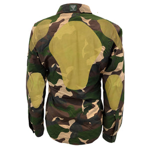 Protective Camouflage Shirt for Women "Knight Hawk" - Dark Color with Pads