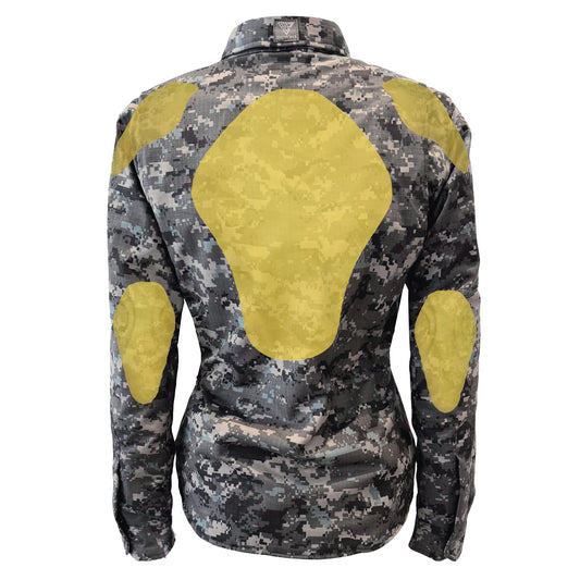 Protective Camouflage Shirt for Women "Devil Six" - with Pads