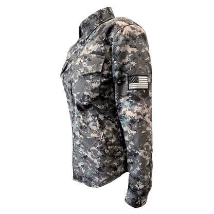 Protective Camouflage Shirt for Women "Devil Six" - with Pads