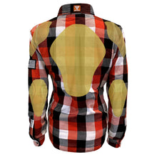 Protective Flannel Shirt for Women - Red Black White Checkered
