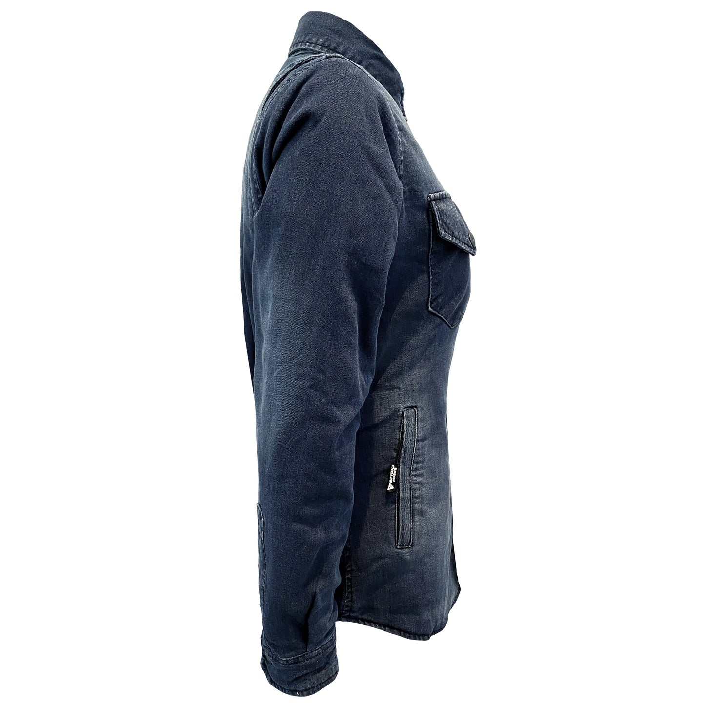 SALE Protective Jeans Jacket for Women - Faded Blue with Pads