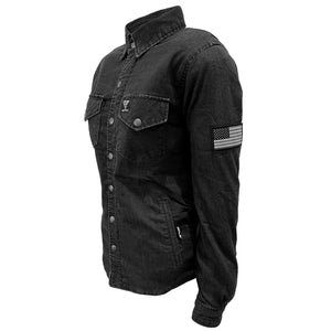 Protective Jeans Jacket for Women - Black