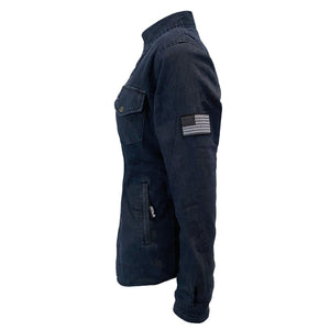 SALE Protective Jeans Jacket for Women - Indigo Blue with Pads
