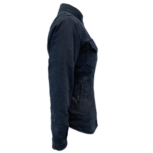 Protective Jeans Jacket for Women - Indigo Blue with Pads