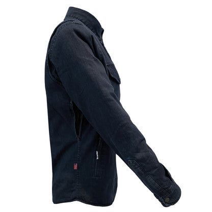 Protective Jeans Jacket for Women - Indigo Blue with Pads