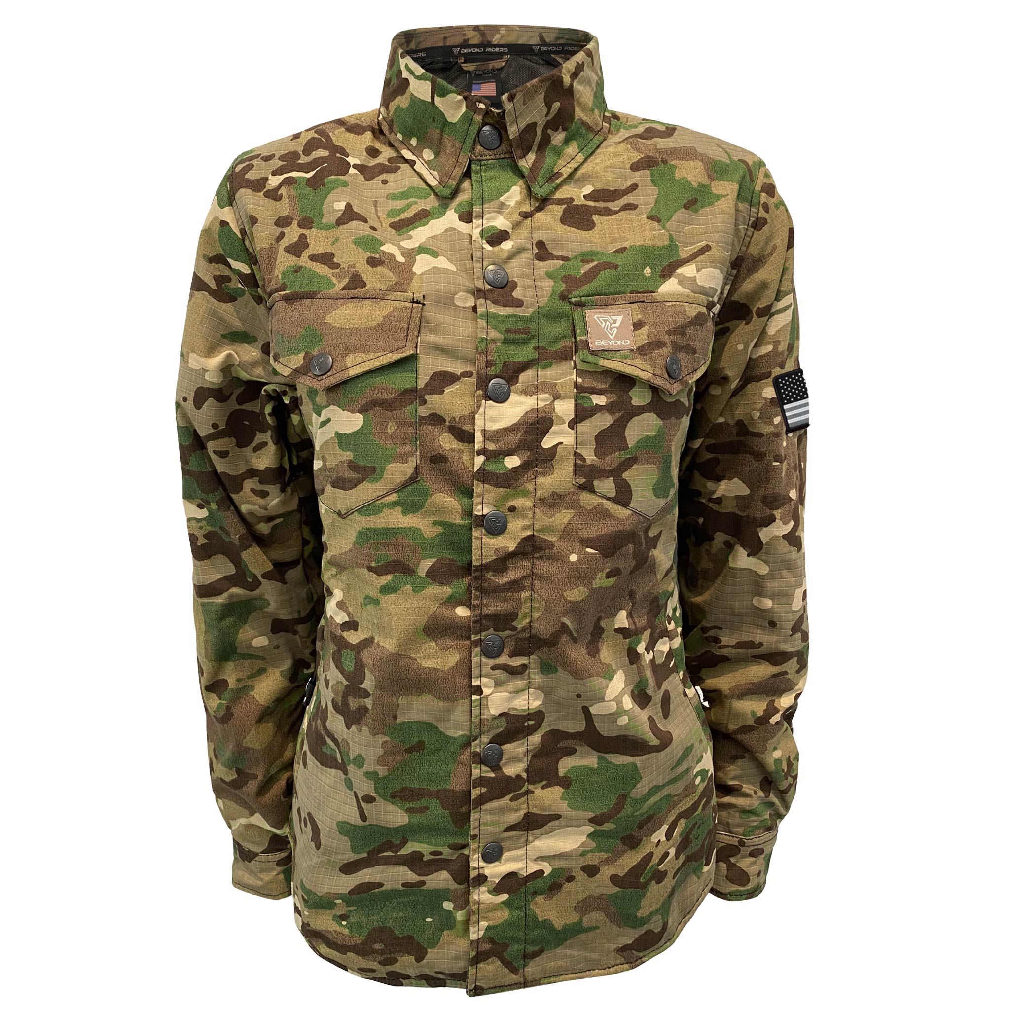 Women s Camouflage Protective Shirt with Pads