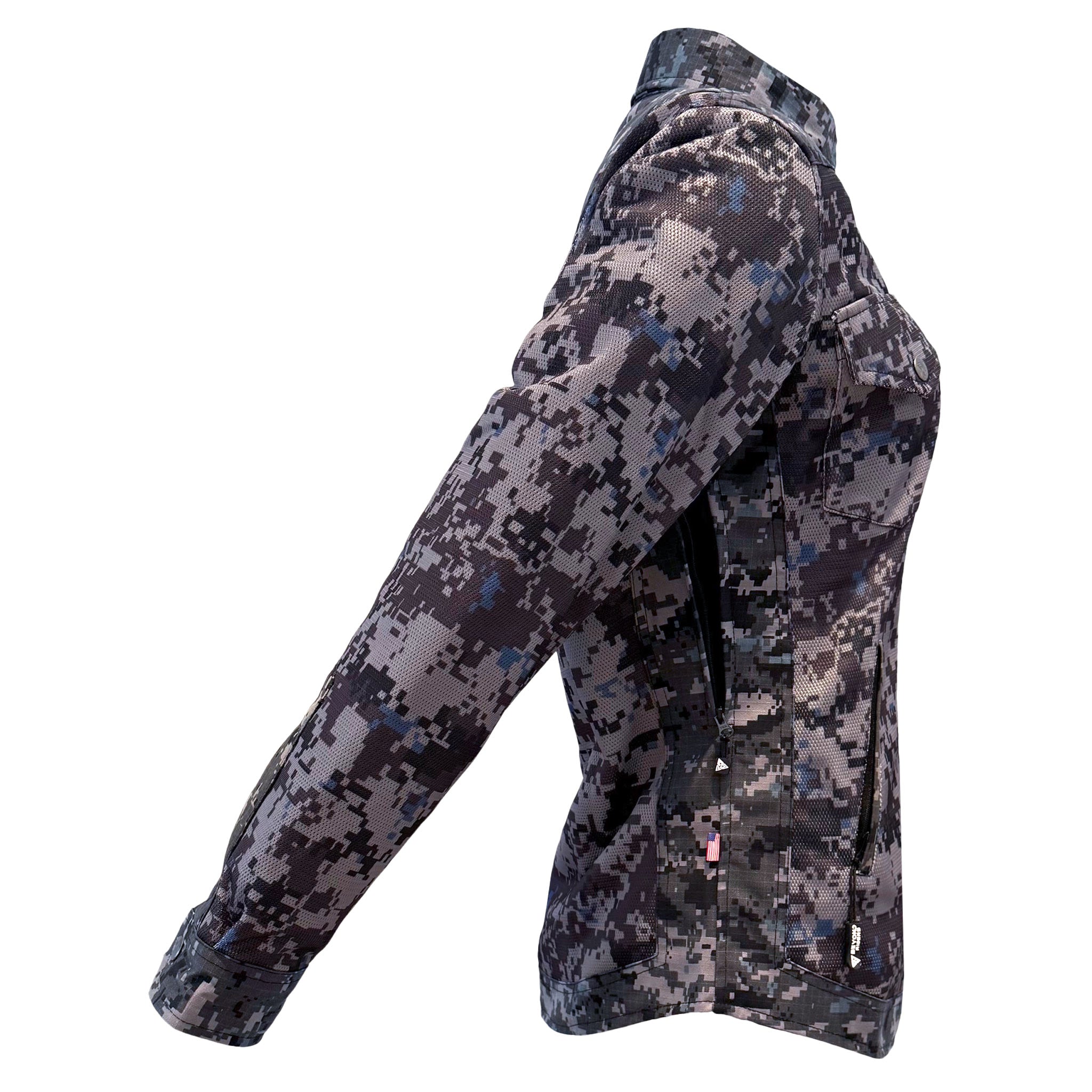 Summer Protective Camouflage Mesh Shirt "Devil Six" for Women - with Pads